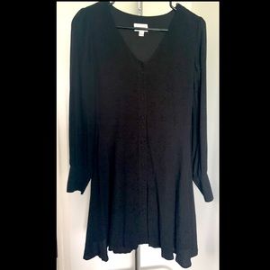 Black button up Frank and Oak dress.